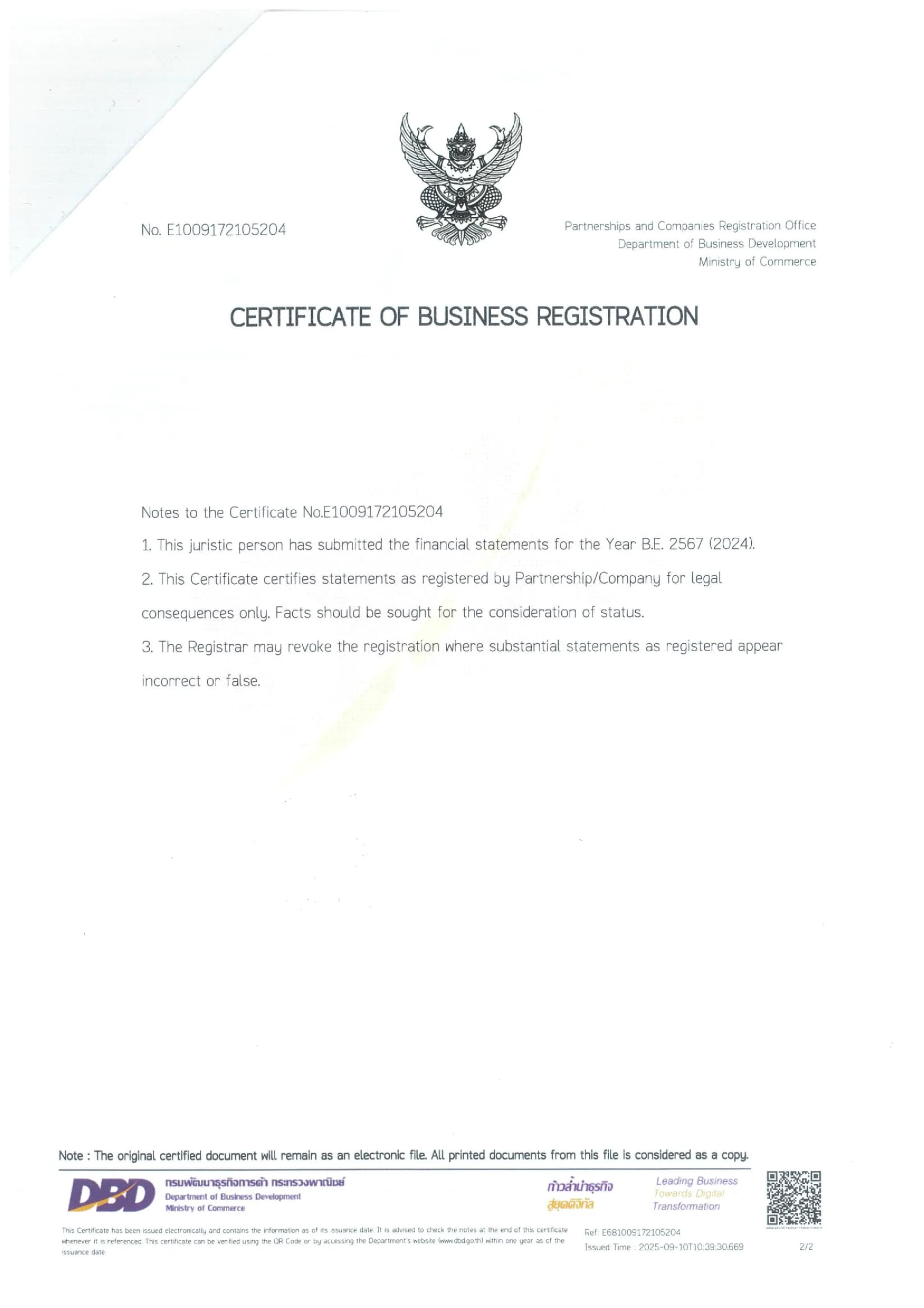 HACCP Certificate